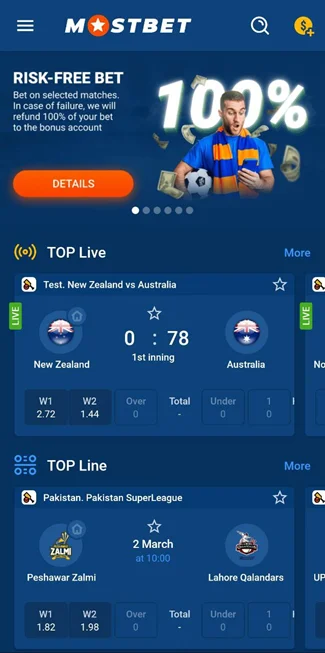 Mostbet Aviator app