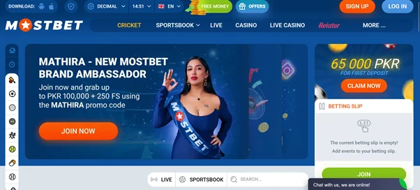 Mostbet login